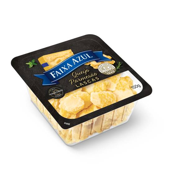 Faixa azul queijo parmesão lascas (150g)