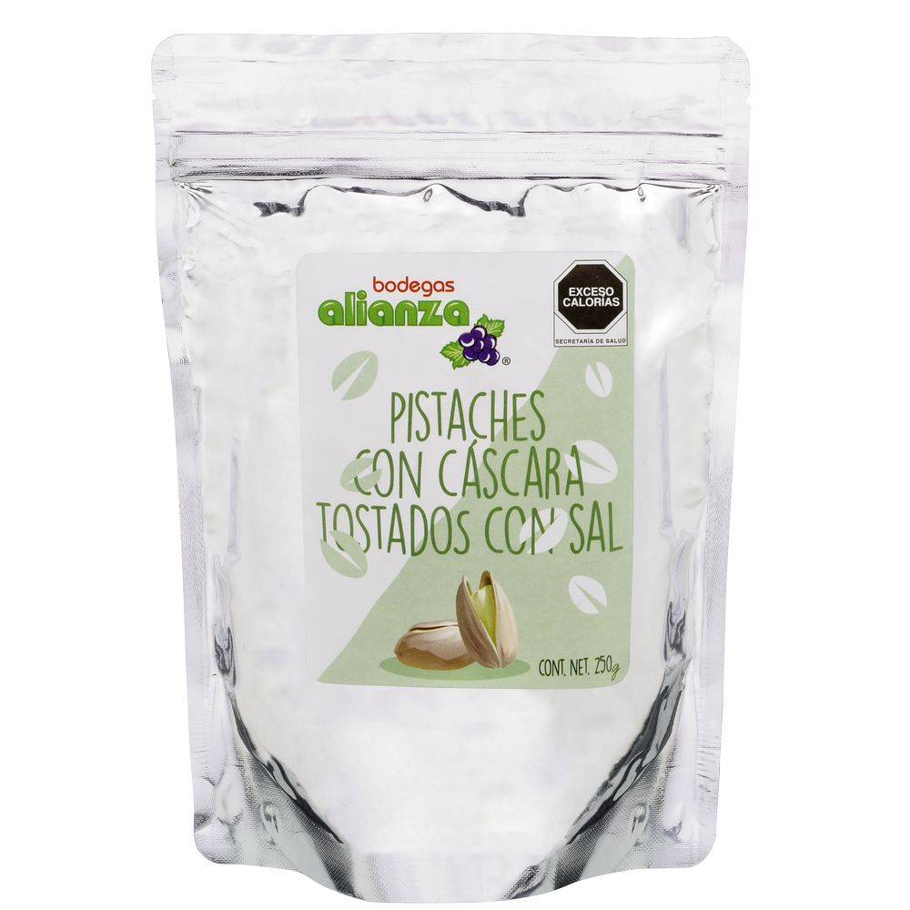 Bodegas alianza pistaches con sal (bolsa 250 g)