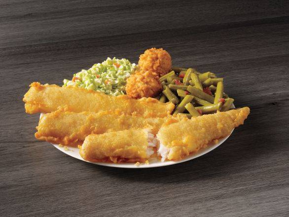 3 Piece Batter Dipped Fish Meal