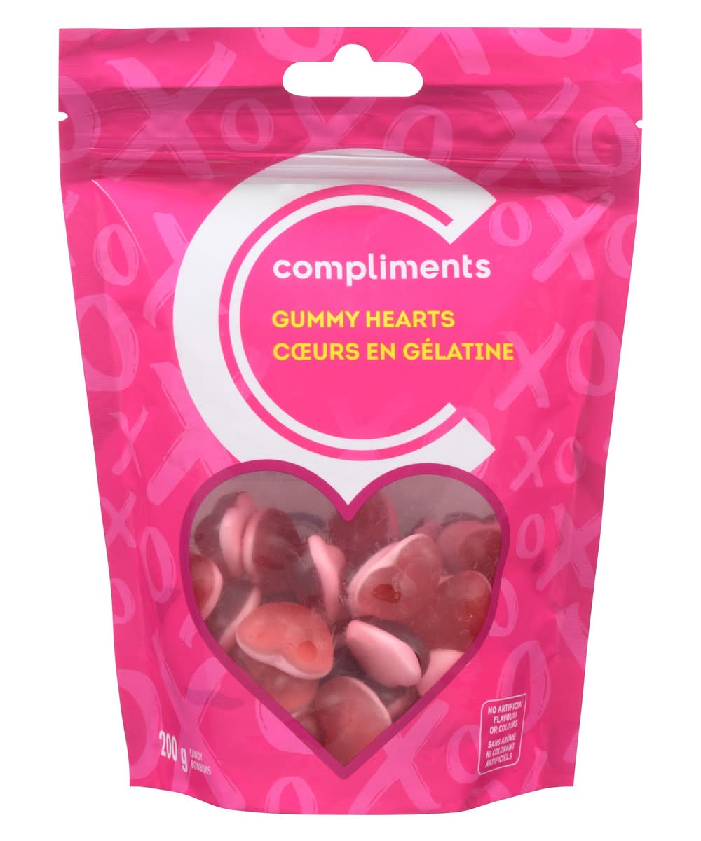 Compliments Candy Gummy Hearts (200 g)
