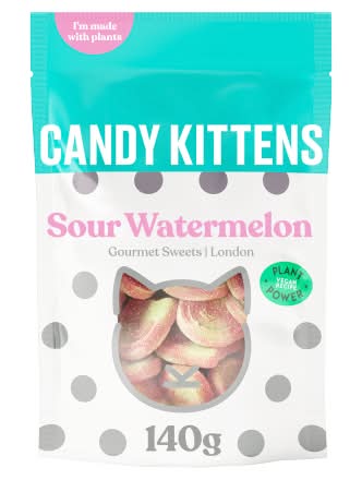 Candy Kittens Sour Watermelon, Gourmet Sweets Bag (140g)