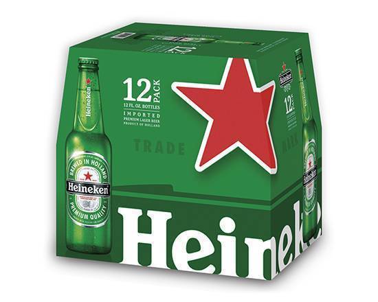 Heineken, 12pk-12 oz Bottle Beer  (5.0% ABV)