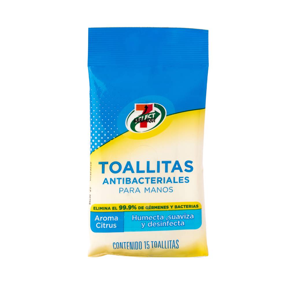 7-Select toallas antibacteriales (15 un)