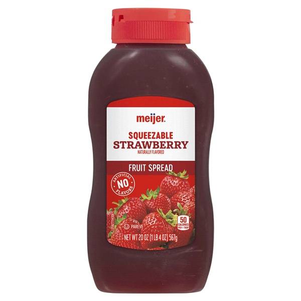 Meijer Squeezable Strawberry Fruit Spread (20 oz)