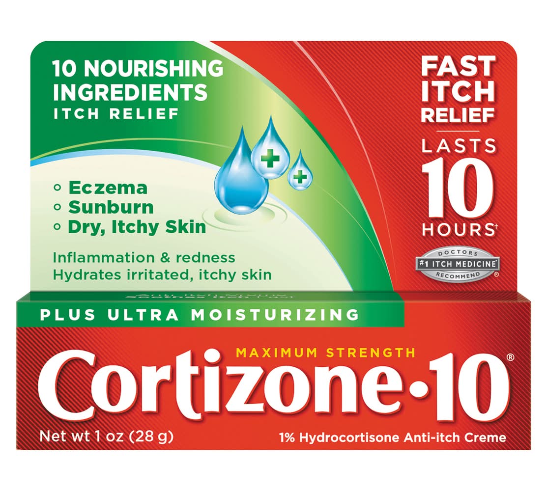 Cortizone-10 Plus Ultra Moisturizing Itch Relief Creme (1 oz)