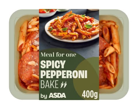 ASDA Meal For One Spicy Pepperoni Bake (400g)