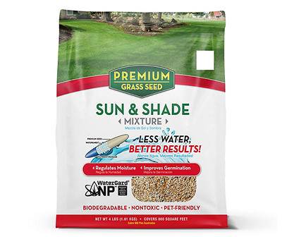Premium Seeds Sun & Shade Grass Seed Mixture