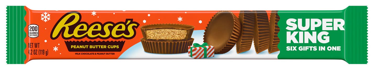 Reese's Super King Milk Chocolate, Peanut Butter (4.2 oz, 6 ct)