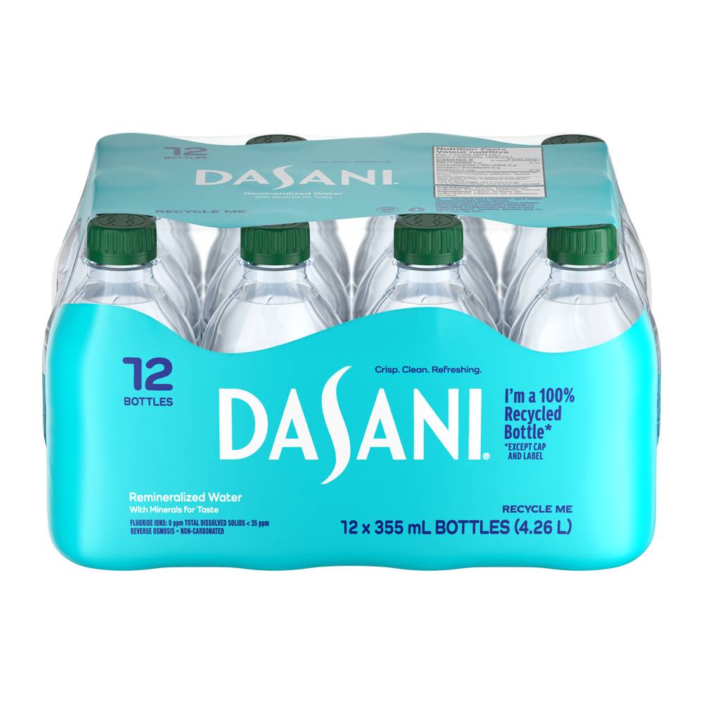 DASANI Remineralized Waters (12 x 341 ml)