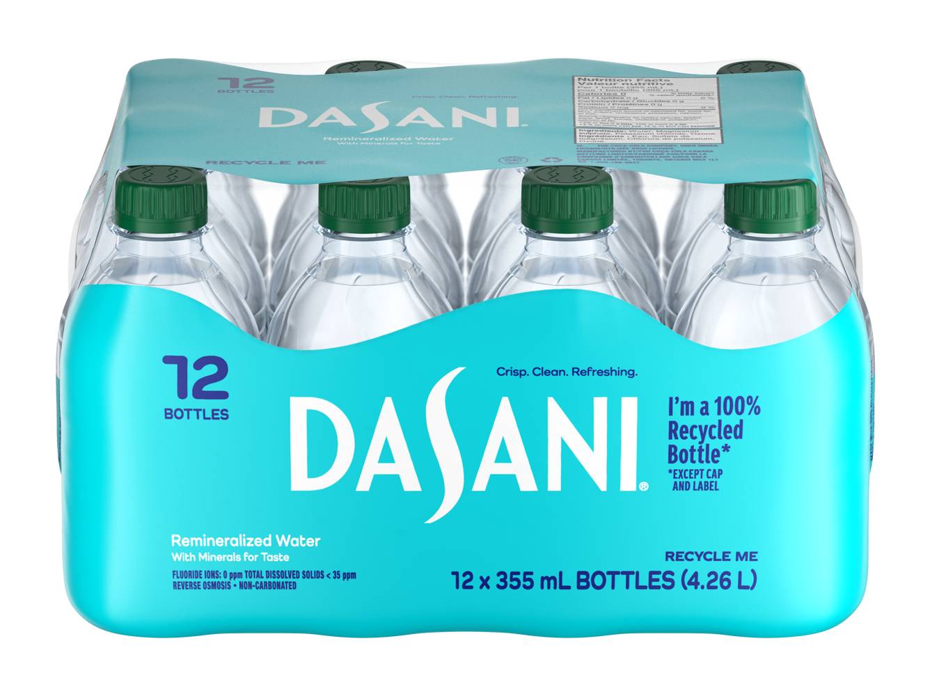 DASANI Remineralized Waters (12 x 341 ml)