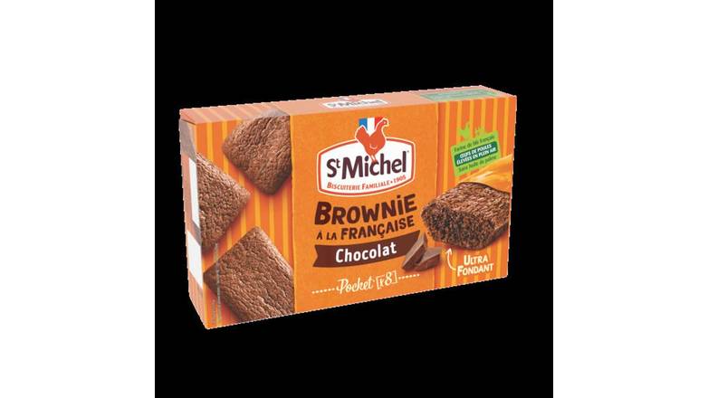St Michel Mini brownie au chocolat Les 8 sachets individuels, 240g