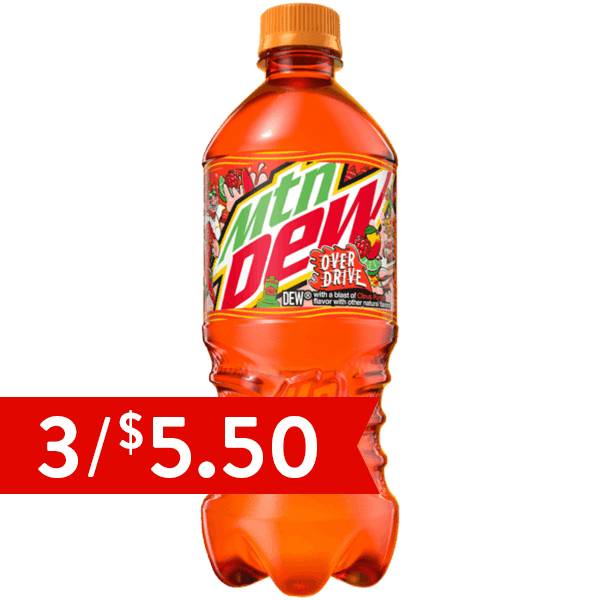 Mtn Dew Overdrive 20oz