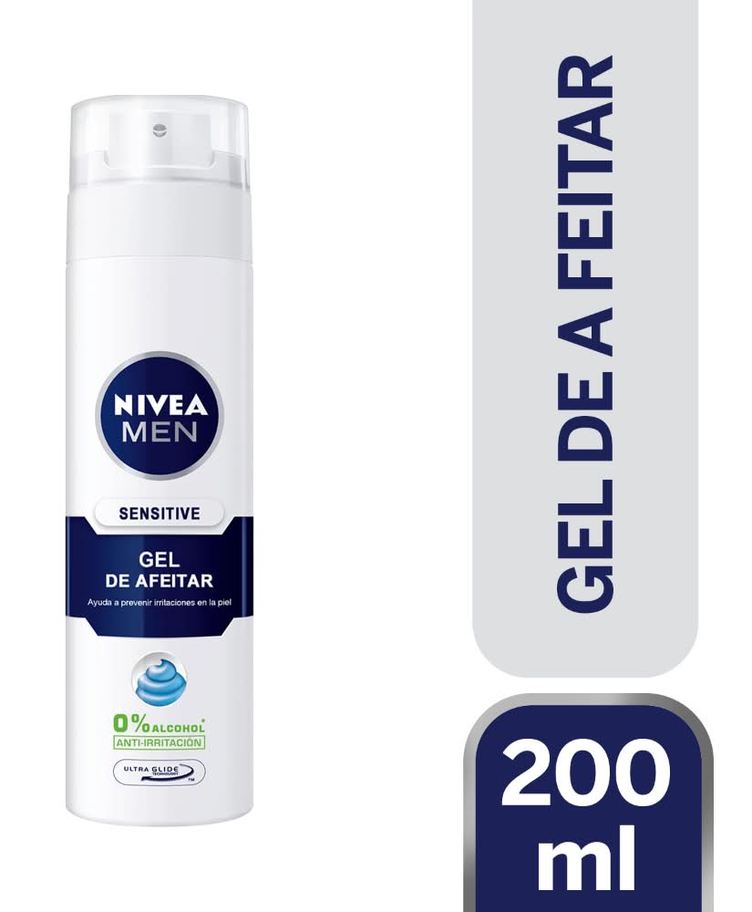 GEL DE AFEITAR NIVEA MEN SENSITIVE 200ML