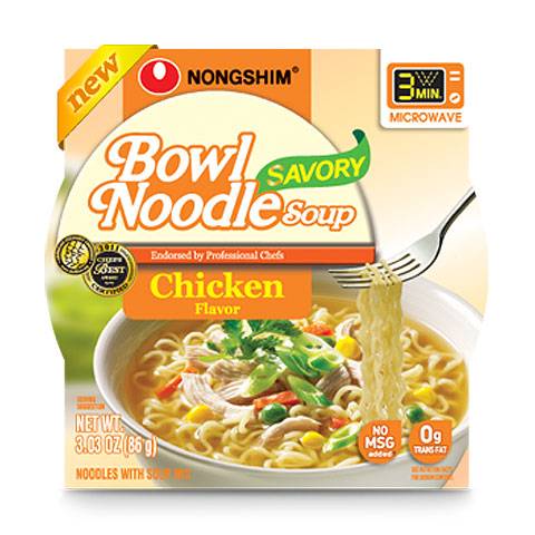 NongShim Bowl Noodle Chicken