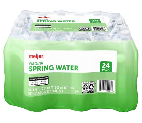 Meijer Natural Spring Water (24 x 16.9 fl oz)