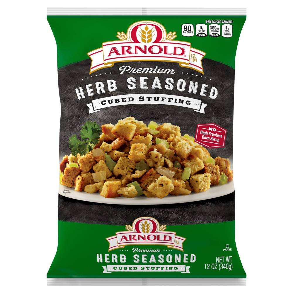 Arnold Premium Herb Seasoned Cubed Stuffing (12 oz)