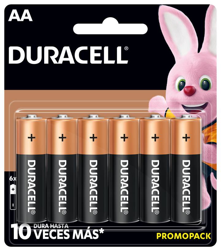 Duracell pila alcalina aa (6 un)