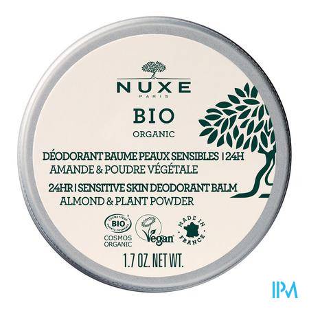 Nuxe Bio Deodorant Baume Fraicheur 24h Peaux Sensibles 50g Déodorant - Soins du corps