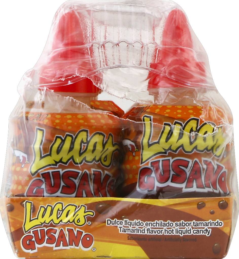 Lucas Gusano Liquid Candy (10 x 1.62 oz)