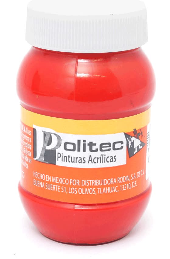 Politec · Pintura acrílica, rojo 314 (100 ml)