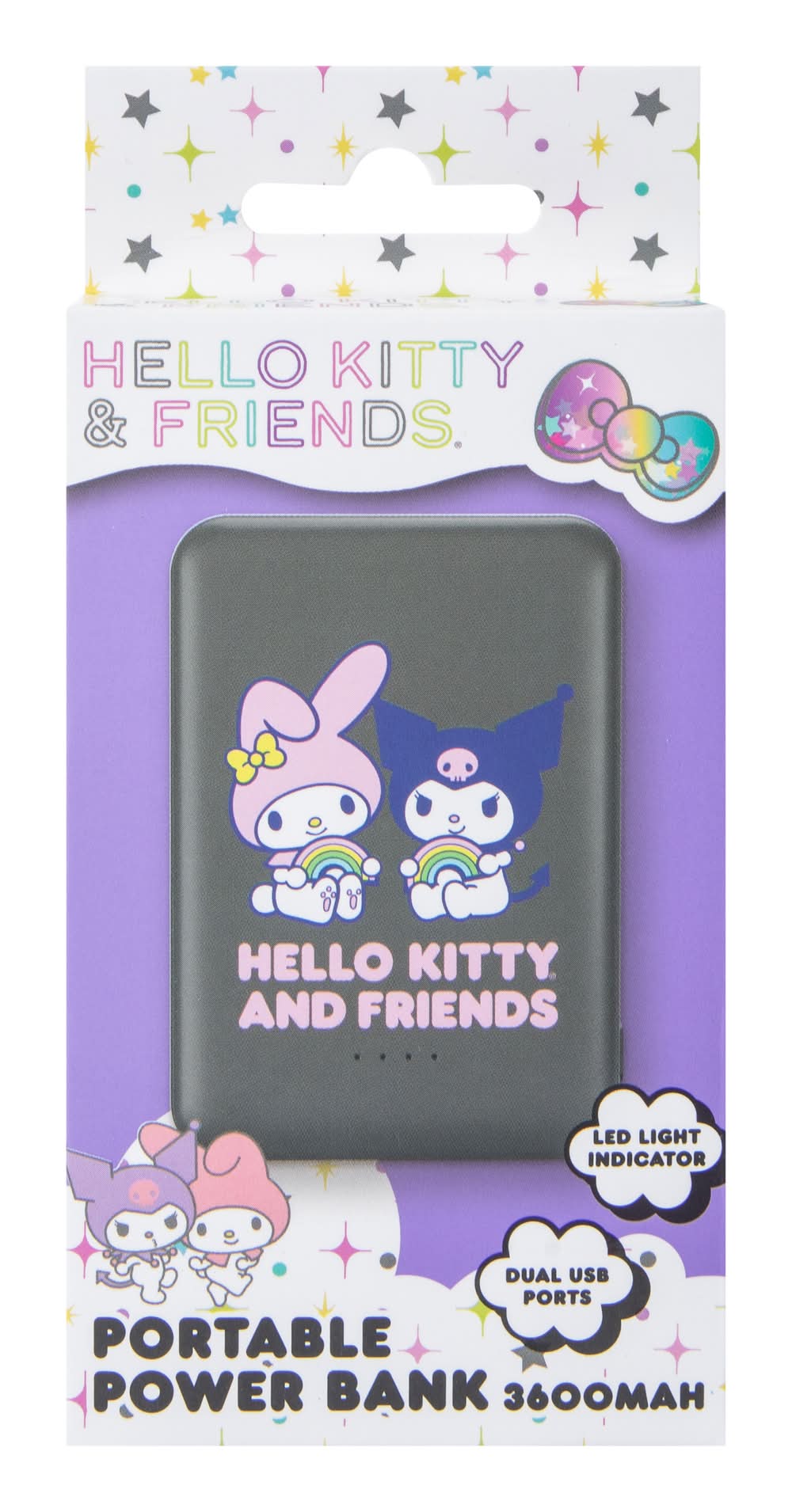 Hello Kitty And Friends® Portable Power Bank 3600Mah Kuromi