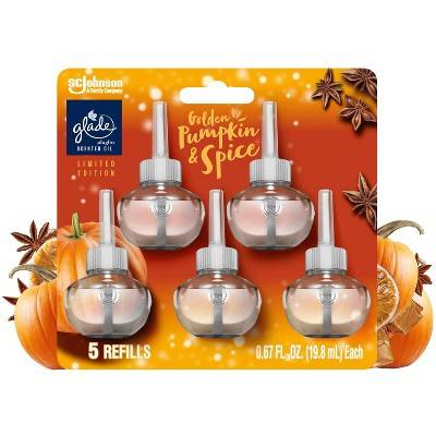 Glade Golden Pumpkin and Spice Air Freshener Refil (0.69 oz, 5 ct)