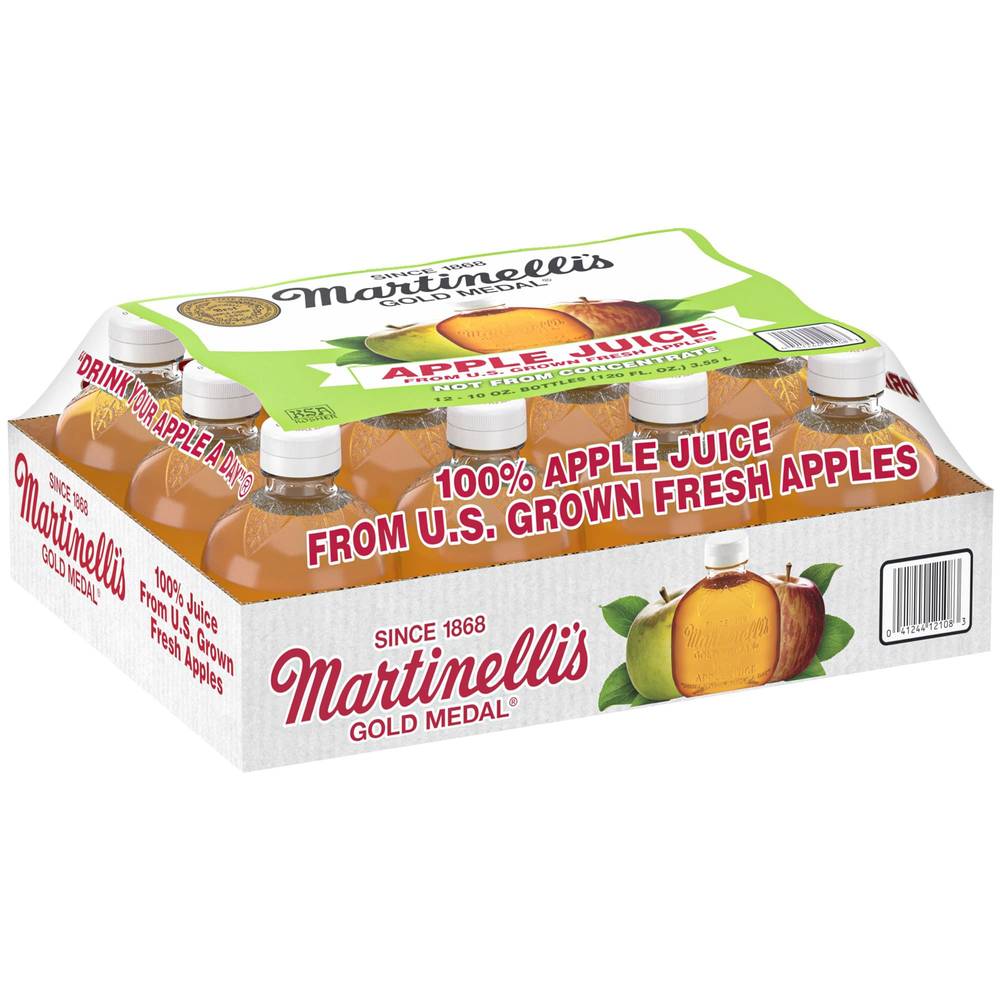 Martinelli's Apple Juice, 10 fl oz, 12-count