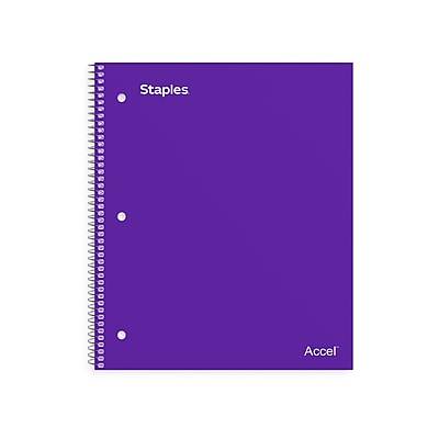 Staples Premium 1-subject Notebook College Ruled (purple) St20954d