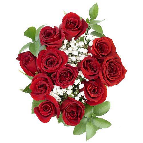 Falcon Farms Dozen Roses Floral Bouquet, Item Availability Varies By Location 50cm - 1.0 ea
