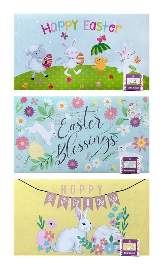 Seasonal Collection Easter Door Mat, 1-ct.