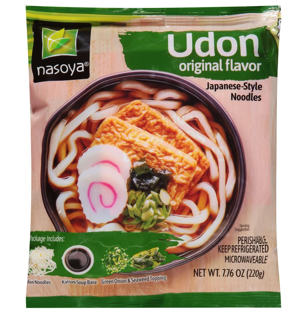Nasoya Udon Original Flavor Japanese-Style Noodles (7.8 oz)
