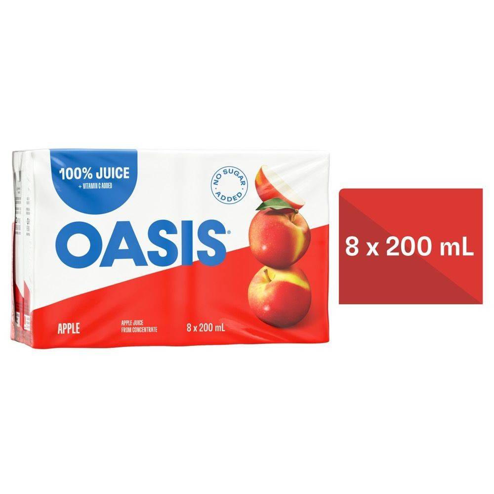 Oasis jus de pomme (8 x 200 ml) - apple juice (8 x 200 ml)