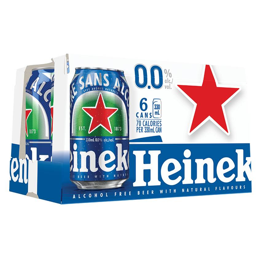 Heineken 0.0  (6 Cans, 330ml)
