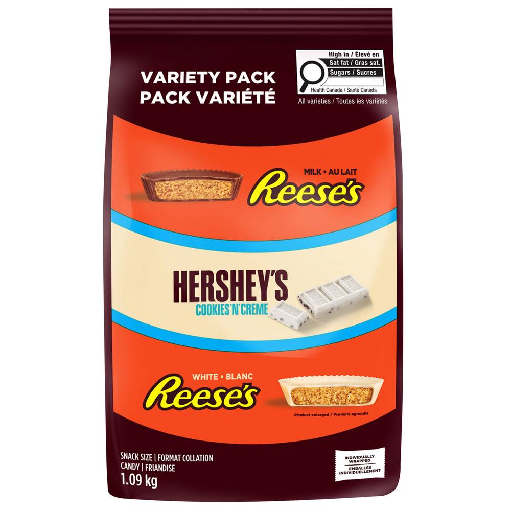 Hershey’S & Reese’S - Friandises Assorties, Format Collation, 1,09 Kg