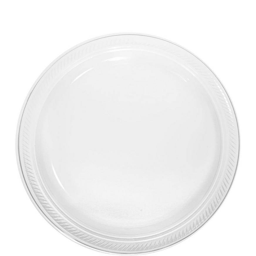 Party City Plastic Dessert Plates (7 in/clear)