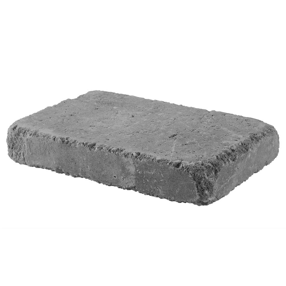 Pavestone 7-in L x 10.5-in W x 1.75-in H Rectangle Gray Slate/Tumbled Concrete Paver | 90957