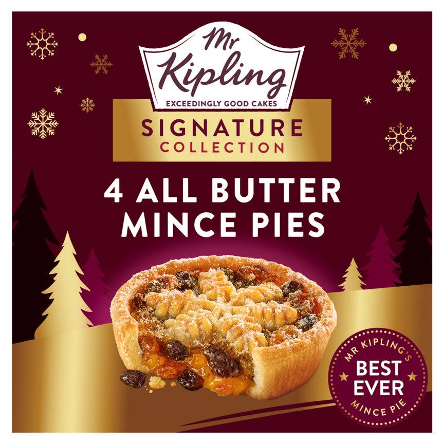 Mr Kipling 4 All Butter Mince Pies