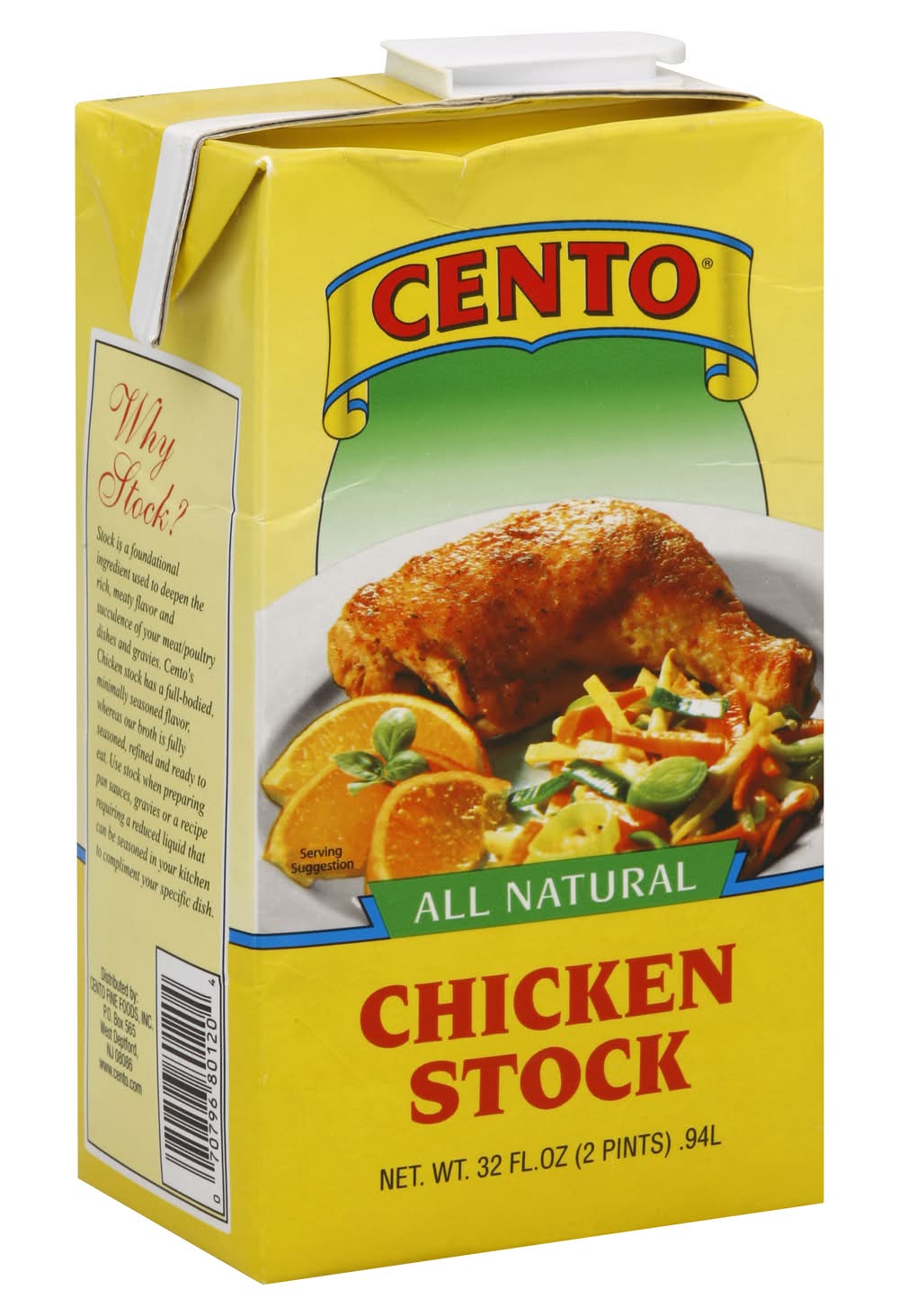 Cento All Natural Chicken Stock (32 fl oz)