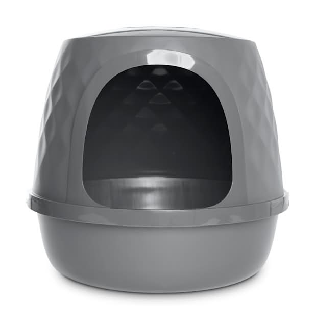 So Phresh Geometric Covered Cat Litter Box