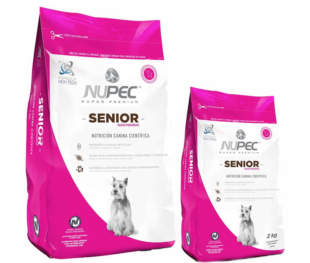 Nupec · Alimento seco para perros, Senior-Razas Pequeñas (2 kg)