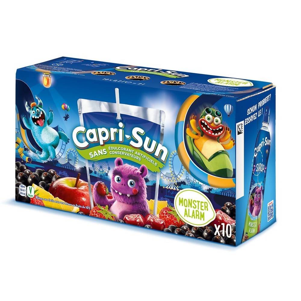 Capri Sun - Boisson aux fruits monster alarm (10 x 200ml)