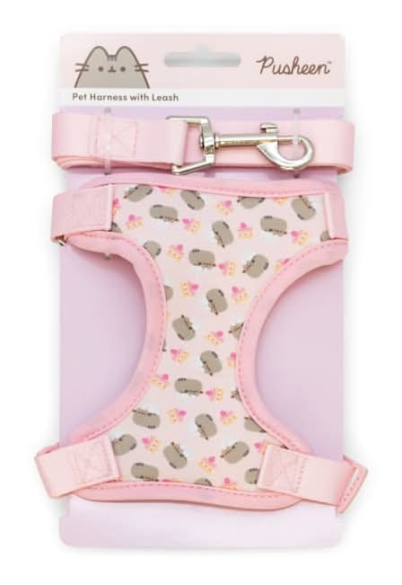 Pusheen Pink Cake Cat Harness & Leash