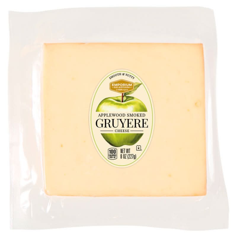 Emporium Selection Gruyere Cheese, Applewood Smoked (8 oz)