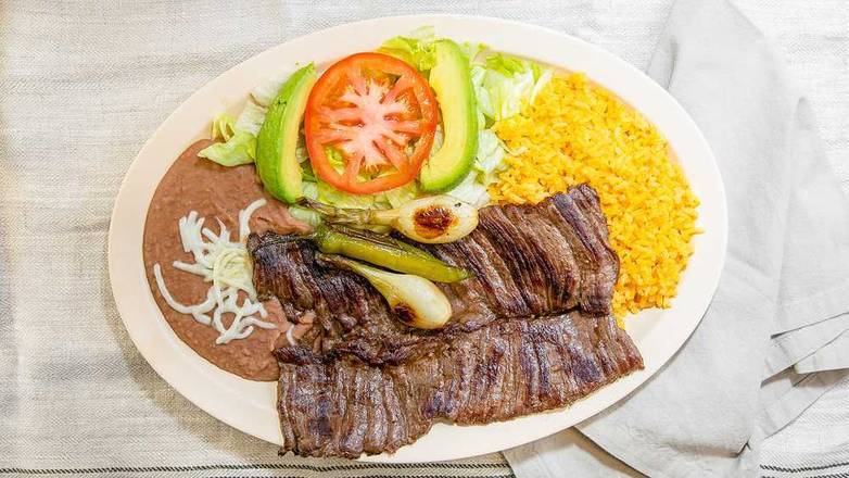 Grilled Skirt Steak Platter