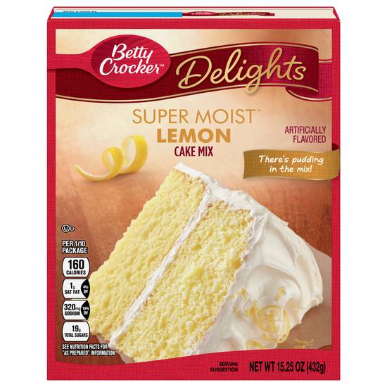 Betty Crocker Super Moist Lemon Cake Mix (15.3 oz)