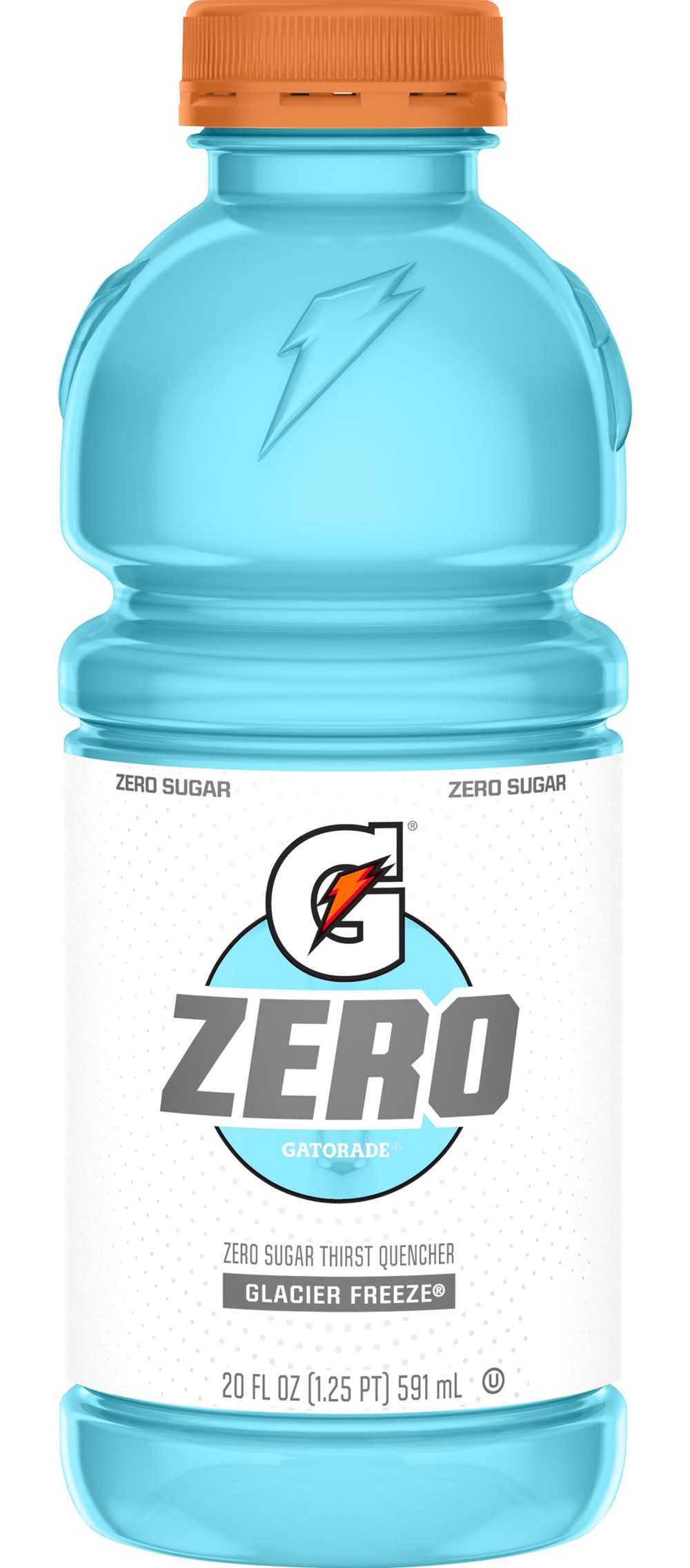 Gatorade Zero Sugar Thirst Quencher Sports Drink, Glacier Freeze (20 fl oz)