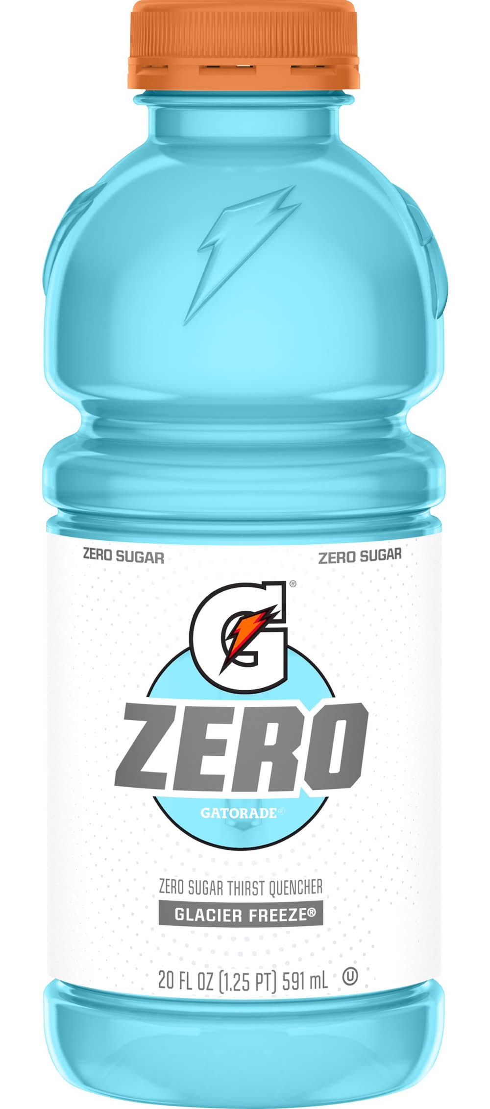 Gatorade Zero Sugar Thirst Quencher Sports Drink, Glacier Freeze (20 fl oz)