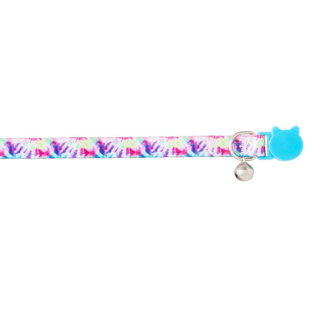 Whisker City® Tie Dye Easy Release Kitten & Cat Collar (Color: Multi Color, Size: Cat (Adult))