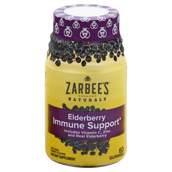 Zarbee's Naturals Elderberry Immune Support Gummies (60 ct)