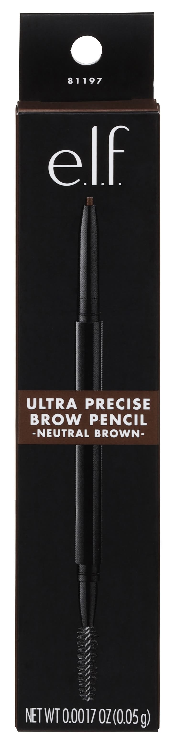 e.l.f. Ultra Precise Brow Pencil, Neutral Brown (0.01 oz)